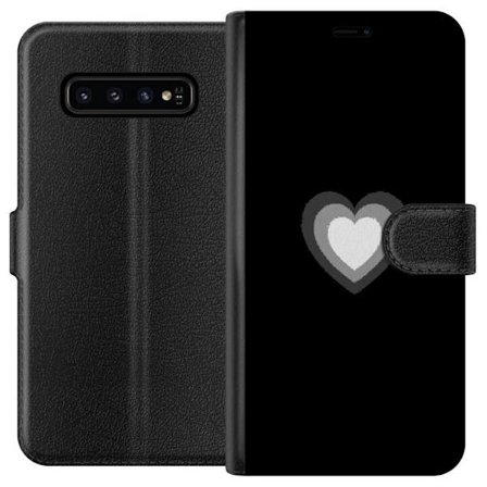 Yhteensopiva Lompakkokotelo Samsung Samsung Galaxy S10 Soft Glow Heart