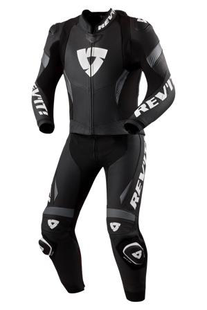 Dwuczęściowy Skórzany Kombinezon Motocyklowy REV'IT! Argon 3 Czarny/Złamany Biały 52