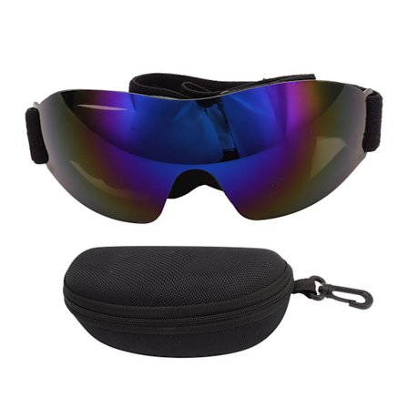 Hundebriller Vind Sand UV-beskyttelse Justerbare solbriller for hunder Katter Blå