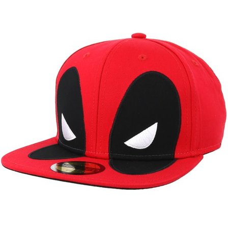 Difuzed - Röd snapback Keps - Deadpool Big Face Red Snapback @ Hatstore