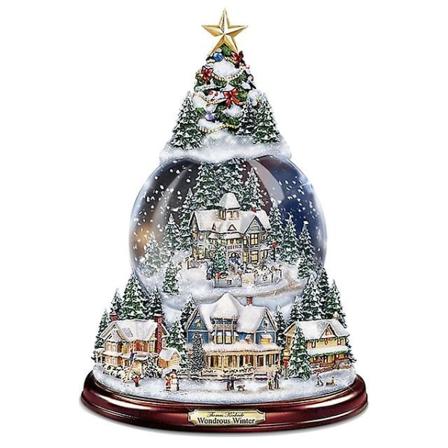 Julgran Roterande Skulptur Tågdekorationer Klistra in Fönster Klistra in klistermärken Juldekorationer Vinter Heminredning 20x30cm as picture-3