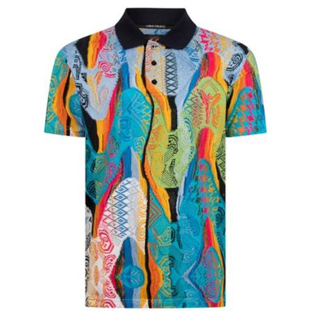 Carlo Colucci Polo Shirt Blå, Herre