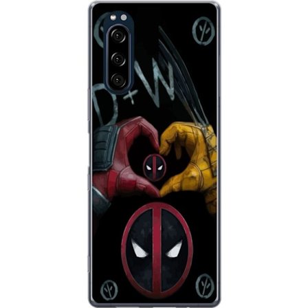 Kompatibelt Mobilskal till Sony Sony Xperia 5 Deadpool & Wolverine Kärlek