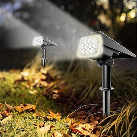 1 kpl/Säädettävä aurinkopaneelivalaisin puutarhaan IP65