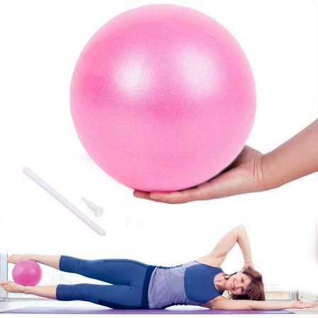 (Rosa)Pilates Gym Ball, Yoga Ball Anti-Sklisikker Anti-Sprekk Fitne,ZQKLA