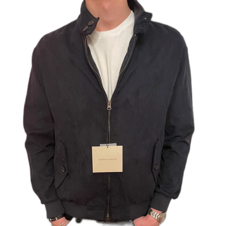 Mörkblå mockajacka från Doppelgänger