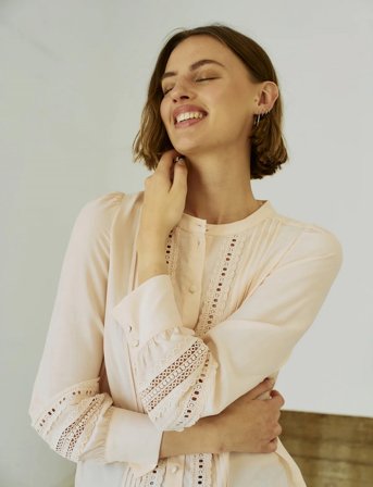 FREE/QUENT Shirt - Pink - XS