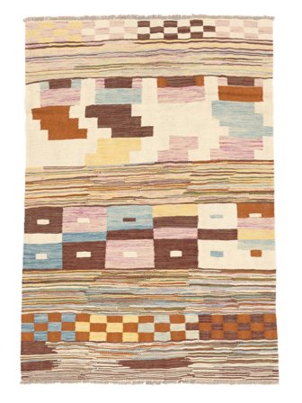 Kelim Berber Stil Teppich 125X175 Afghanistan