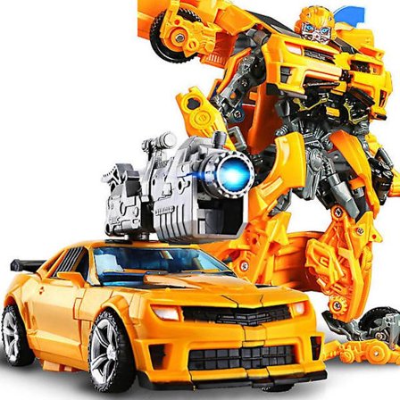 Bpf Ny 21cm Robot Tank Modell Leke Kule Transformasjon Anime Actionfigurer Fly Maskin Film Barn Gave Ss38 6022a (FMY)