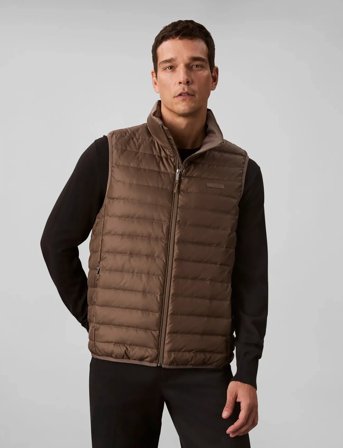 Calvin Klein Slvlss Lt Wt Nylon Puffer Vest - Beige - XXL