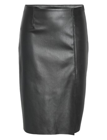 Nmclara Hw Slit Midi Length Skirt Noos Black NOISY MAY