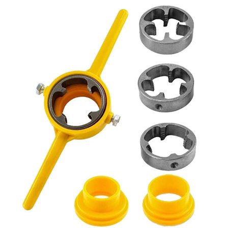 6 st Plast Rörgänga Verktygssats, för Vattenrörs Gängverktyg Plast Rörgängverktyg Gängskärsats, PVC Rör Gänga