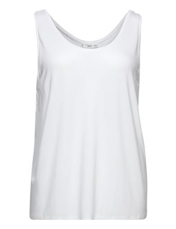 Bobar T-shirts & Tops Sleeveless Valkoinen Violeta By Mango