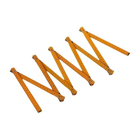 Bærbar Tømrer Træ Sammenklappelig Tommestok 200cm/79inch