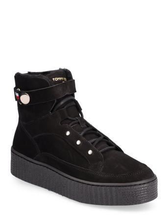 Warmlined Lace Up Boot Black Tommy Hilfiger