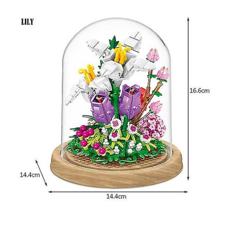 Orkideblomster Byggeklosser | Blomster av blokkkonstruksjon | Voksenblomster - Blokker -