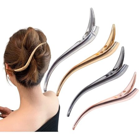 Metallhårklemme for kvinner med gullandnebb