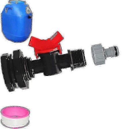 2025 Helt ny 1000 Liter IBC Vand Tank S60x6 Adapter Ventil Og 3/4-yvan (kun vandhane)[alj]