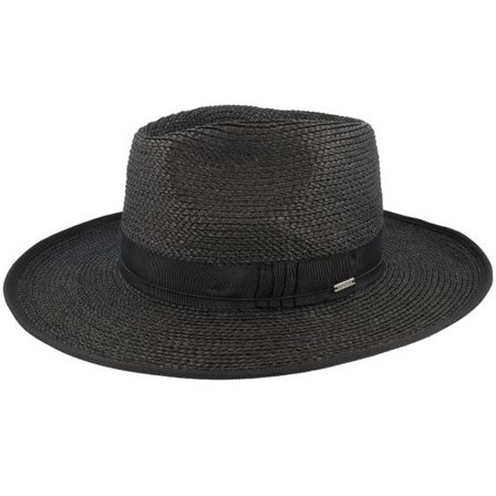 Brixton - Svart straw Hatt - Reno Black/Black Straw Hat @ Hatstore