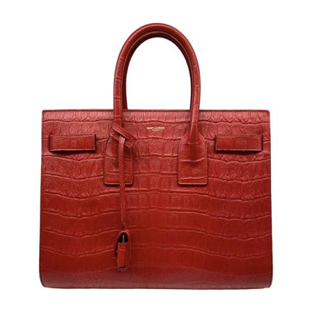 Yves Saint Laurent Vintage HandTass , Rood , Dames , Maat: ONE Size Vintage Tassen