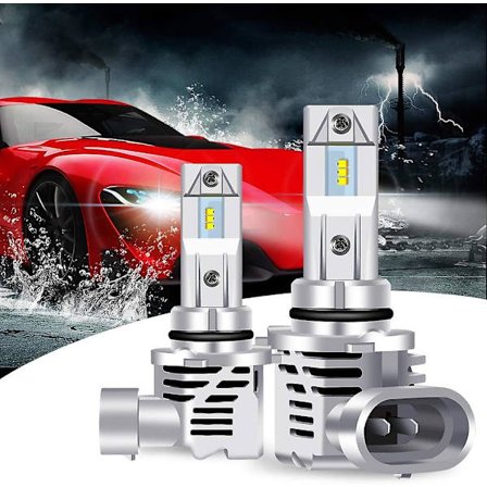 H7 LED-strålkastarlampor Hög effekt 55w 10000lm Super Bright Zes Chips Trådlös Hög/lågstråleersättning för halogenstrålkastare, 6000k Vit Dc9-32v (