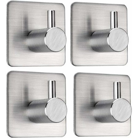 4 krokar, tunna krokar, krokar, handdukskrokar, klädkrokar, enkla krokar, 304 gardinkrokar, vattentäta krokar