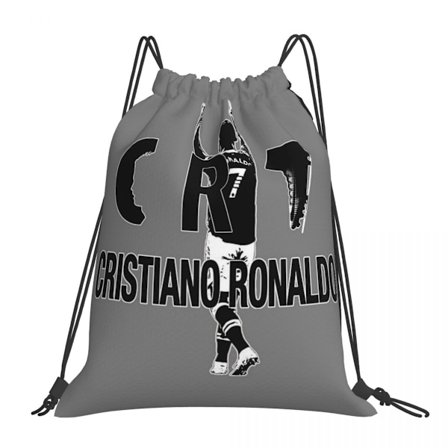 Cristiano Ronaldo Cr7 Ryggsäck Portabel Dragskoväska Ficka Gymväska