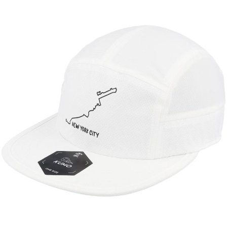 Kumo - Vit 5panel Keps - "New York Marathon Cloudfit White 5-panel " @ Hatstore