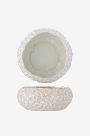 Bloomingville - Lowen Skål - Hvit - Skåler - Fra Homeroom