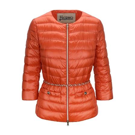 Herno, Jackets Oranje, Dames, Maat:S