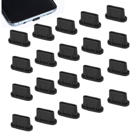 20 Type-C Silikonipölysuojaa - Pölytiiviit Suojat - USB-C Liitäntäkorkit