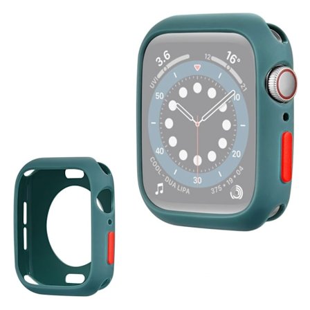 Apple Watch Series 6 / 5 40mm silikonram i godisfärg - Grön / Röd