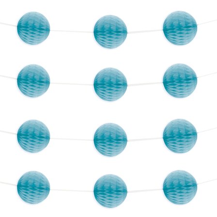 Hengende Honeycomb Pynt Blå