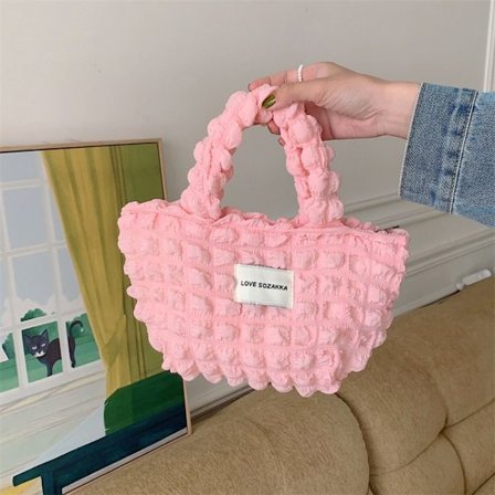 Lille mulepose Shopper Pung LYS PINK