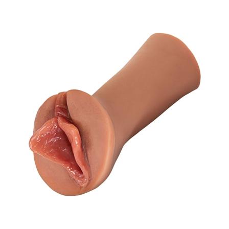 Pipedream Wet Pussies: Luscious Lips, Self-Lubricating Stroker Mörk hudfärg