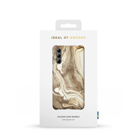 Printed Case Galaxy S21 Golden Sand Marble