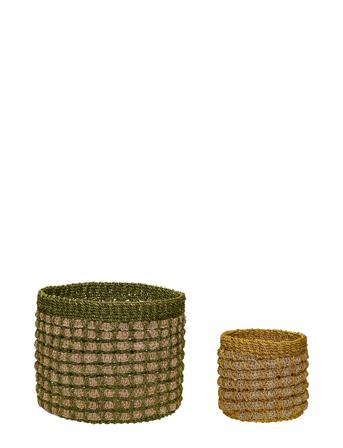 Pine Baskets Home Decoration Flower Pots Monivärinen/Kuvioitu Hübsch