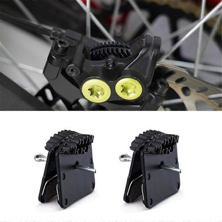 Skivebremseklosser for Shimano H03C H03A SurRon Light Bee X/S Segway X160 X260 Talaria Sting MX3 MX4 Svart