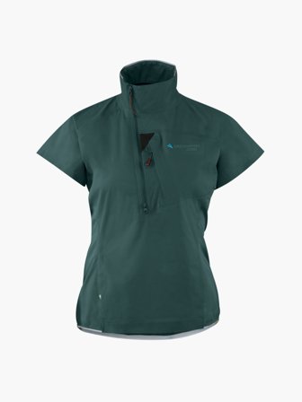 Klättermusen Vidre Zip SS Jacke Damen - Dark Deep Sea - M