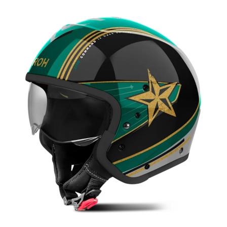 Systeemhelm Airoh J 110 Command Mintgroen Glanzend L