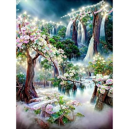 Diamantmaleri, 30x40cm Diamantmaleri Kit til Voksne, Broderi