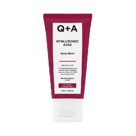 Q+A Hyaluronic Acid Body Wash Travel Size Bad & dusch Unisex 50 ML