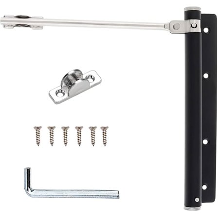 Ovensuljin, automaattinen ovensuljin, jousitoiminen ovensuljin, alumiiniseoksesta valmistettu ovensuljin, säädettävä ovensuljin ruuveilla, sisä- ja 