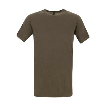 Rick Owens, Double Layer T-shirt Bruin, Heren, Maat:M