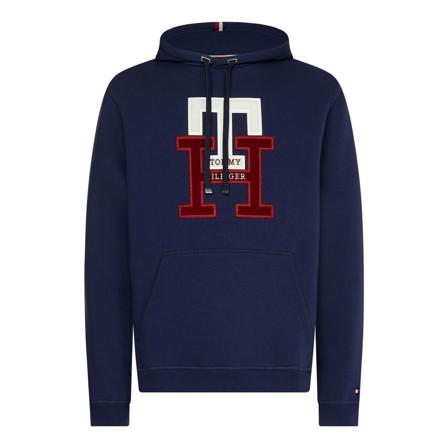 Tommy Hilfiger, Hoodies Niebieski, Mężczyzna, Rozmiar: S