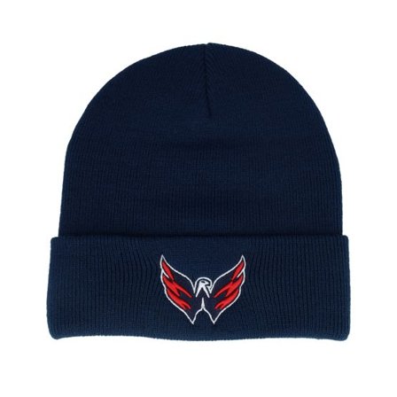 American Needle - NHL Blå cuff Beanie - Washington Capitals Terrain Knit Solid Navy Cuff @ Hatstore
