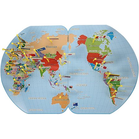Världskarta Pussel Leksaker Flaggor från Världen Leksaker Geografiska Kognitiva Leksaker Barnleksaker Blandade C Assorterade Färger