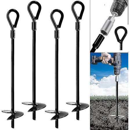 Markankare, 38 cm, kraftig, skydd mot grävning, tält, gungor