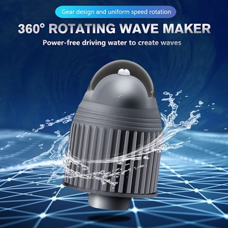 Wave Maker automatisk roterande pumphuvud Aquarium Fish Tank Oxygen
