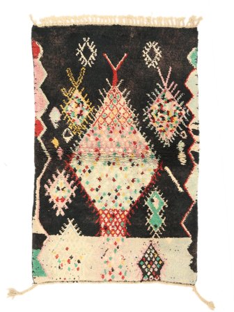 Berber Moroccan - Mid Atlas Hand Knotted 92X143 Rug Morocco